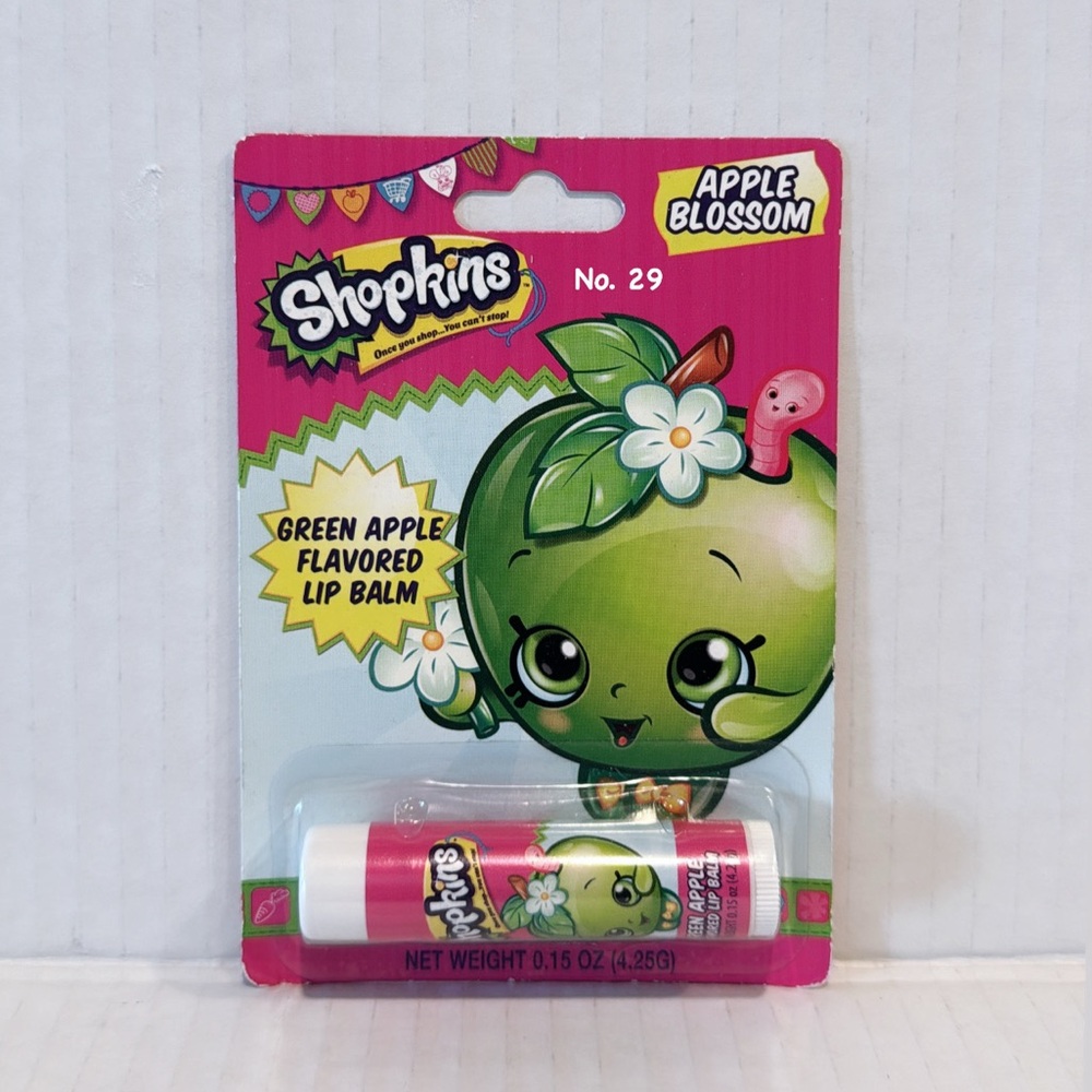 Shopkins Apple Blossom flavored lip balm